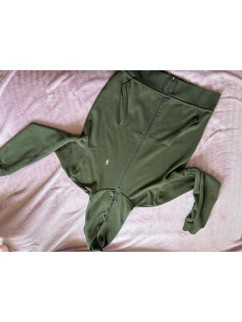 Polo Ralph Lauren Olive Green Zip-Up Hoodie